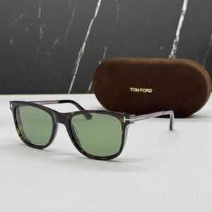 NEW TOM FORD SINATRA TF1104 52N HAVANA GREEN MEN SUNGLASSES TOM FORD FT1104 52N